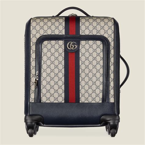 Valise cabine Small en toile GG Supreme en beige – Gucci